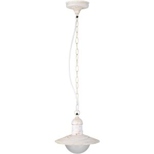 Lampă suspendată de exterior Avide Imperial 1xE27 IP44 alb antic 122500112 - Pendule de exterior