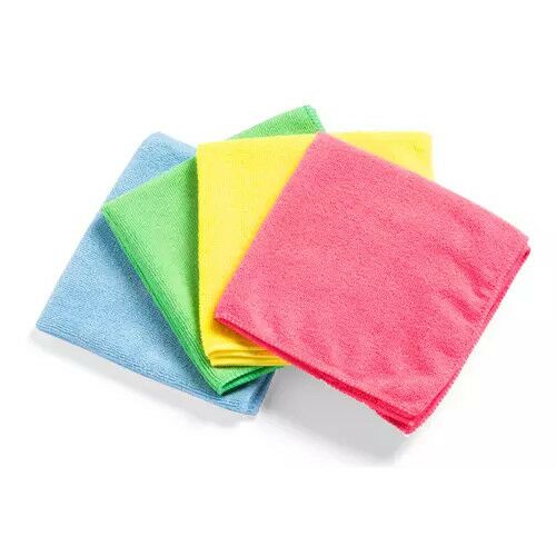 TTS Mikroszálas törlőkendő 4 színben (piros, sárga, zöld, kék, 10db/csg) 122500345