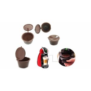 5 x újrafelhasználható dolce gusto kávékapszula - barna