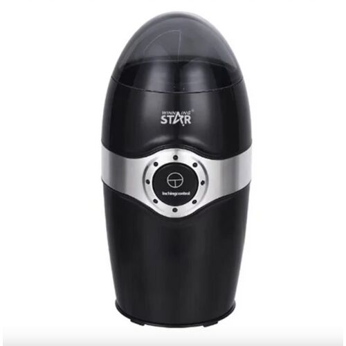 Winning Star Elektrische Kaffeemühle, ST-9710, schwarz, Edelstahlmesser, 150W