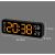 LED nástenný hodiny s dátumom, teplotou a funkciami budíka - rozmery