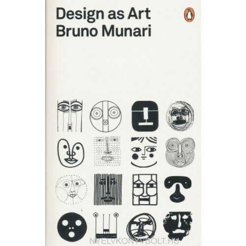 Bruno Munari: Design as Art könyvborító. Látványtervezési, grafikai és ipari tervezési betekintések.
