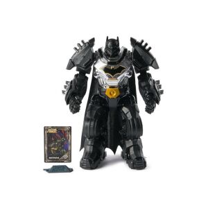 Batman Metal Force 12-calowa figurka akcji, czarny i srebrny robot z peleryną - Spin Master