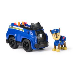 Hračka auto Paw Patrol Chase Patrol Cruiser, modré policajné auto s figúrkou Chase, nerozbalené - Autá a vozidlá