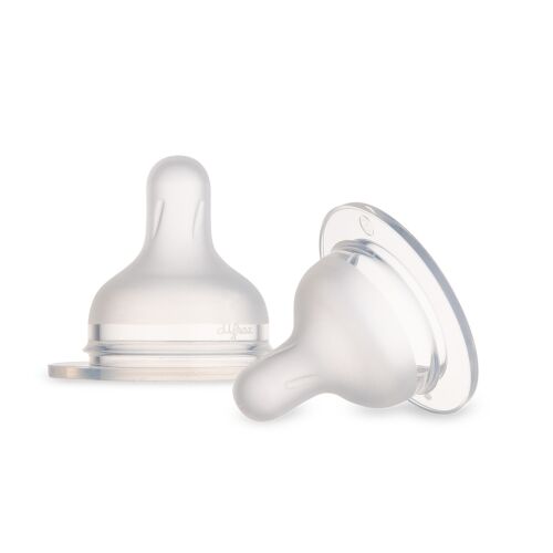 2 db Canpol Babies S-Shape mini szilikon cumisüveg cumi a csecsemőknek - Cumisüveg kiegészítő