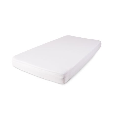 BABYMATEX Vízhatlan lepedő gumírozással Tencel 70x140 cm fehér 122559111