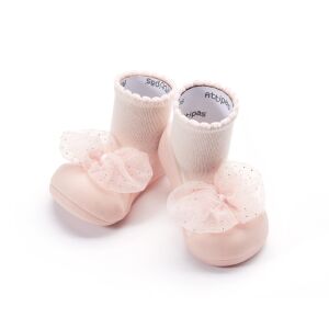 ATTIPAS Royal A20RO Pfirsich XL Größe 22,5, 126-135 mm 122559218 - Schuhe mit weichen Sohlen, Schuhe für den Kinderwagen