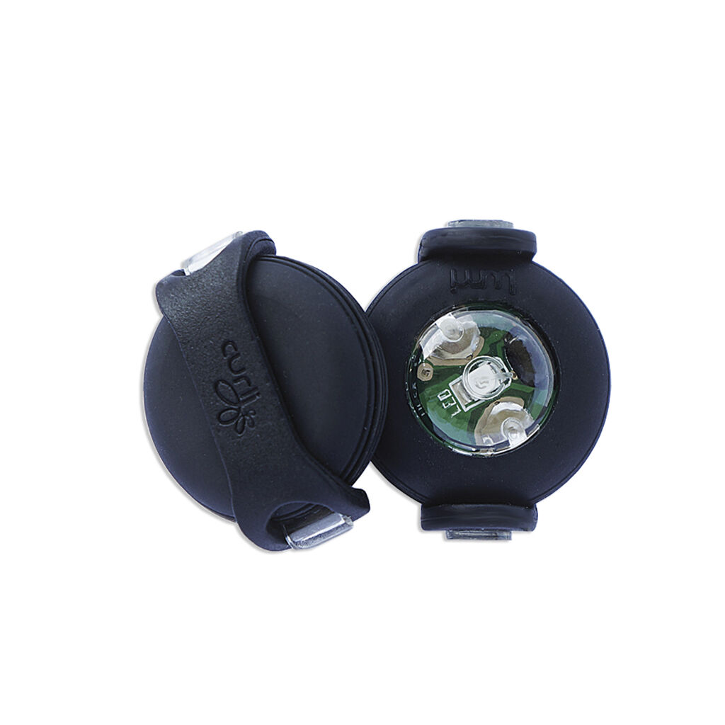 E-shop CURLI Luumi LED bezpečnostné svetielko na obojok BLACK