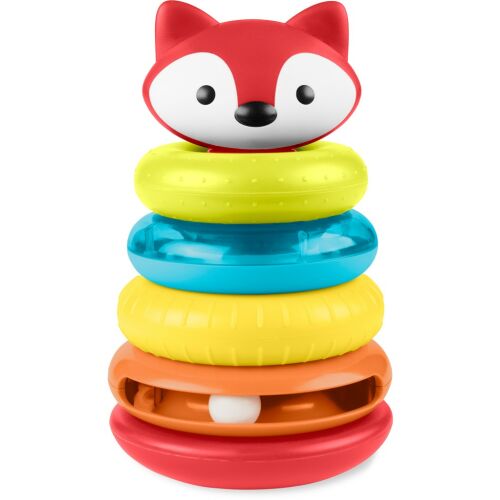 SKIP HOP Explore & More Stacking Rings Fox Toy for Babies 6 Months+