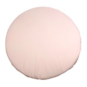 MIMIKO różowe prześcieradło z gumką do okrągłego materaca, 100 cm x 100 cm - Prześcieradło dla niemowląt i dzieci