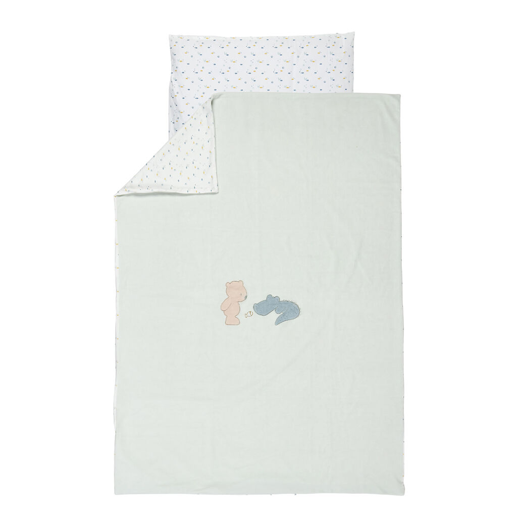 E-shop NATTOU Bielizeň posteľná 2 dielna 100x140 cm a 40x60 cm Romeo, Ju...