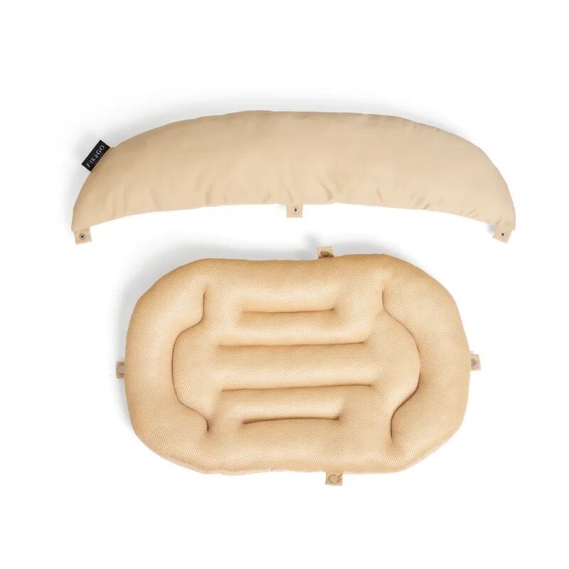 E-shop FIKAGO Mäkká podložka s vankúšikom Mushroom Beige M