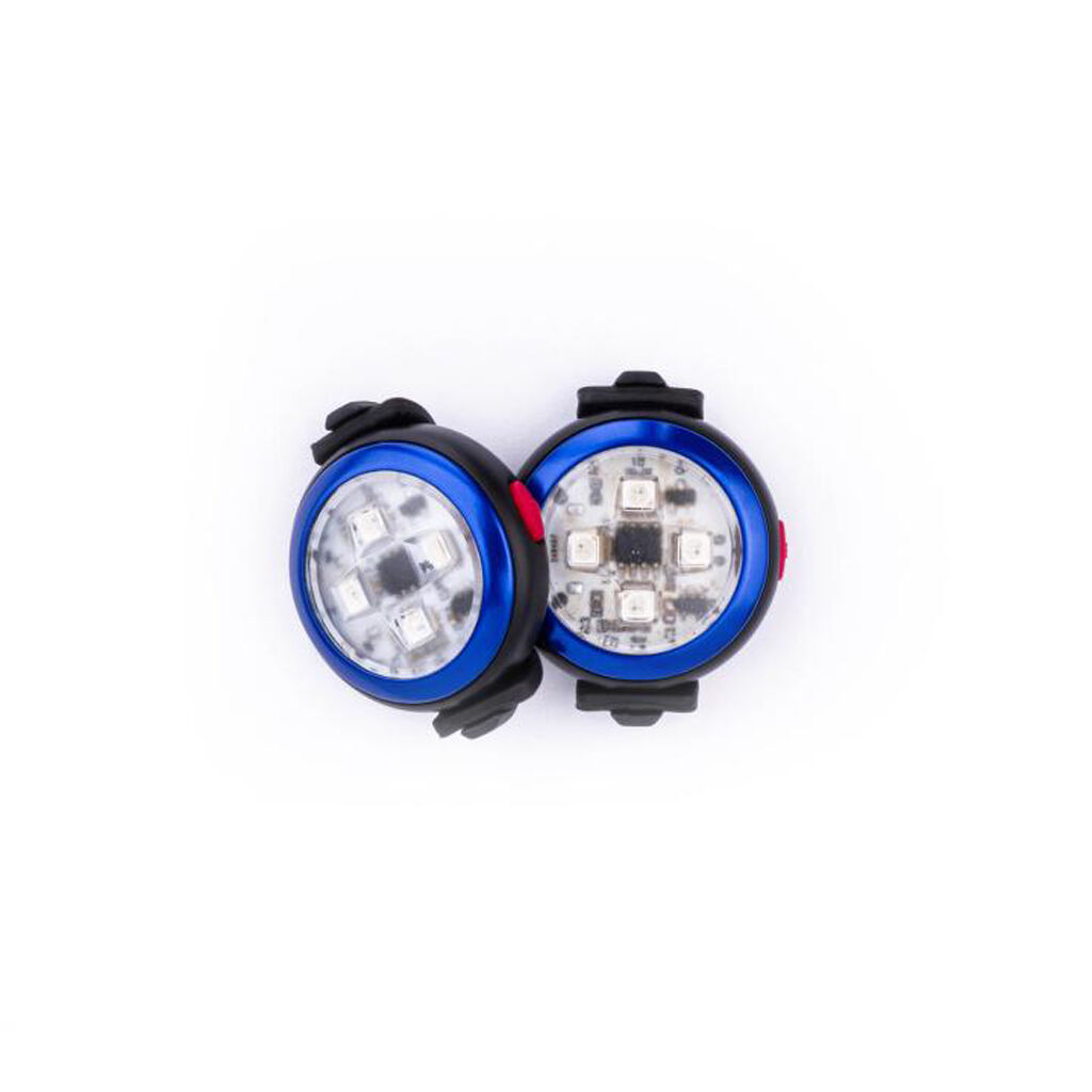 E-shop CURLI Luumi LED bezpečnostné svetielko dobíjacie na obojok BLUE