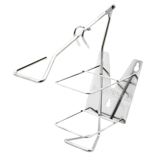 Nerezový držiak na stenu s lakťovým ramenom pre 600 ml pumpy