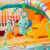 Close-up of elephant toy on Bright Starts Wild Wiggles Activity Gym