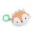 Ingenuity Crinklet Fox Plush Rattle Toy with C-Ring