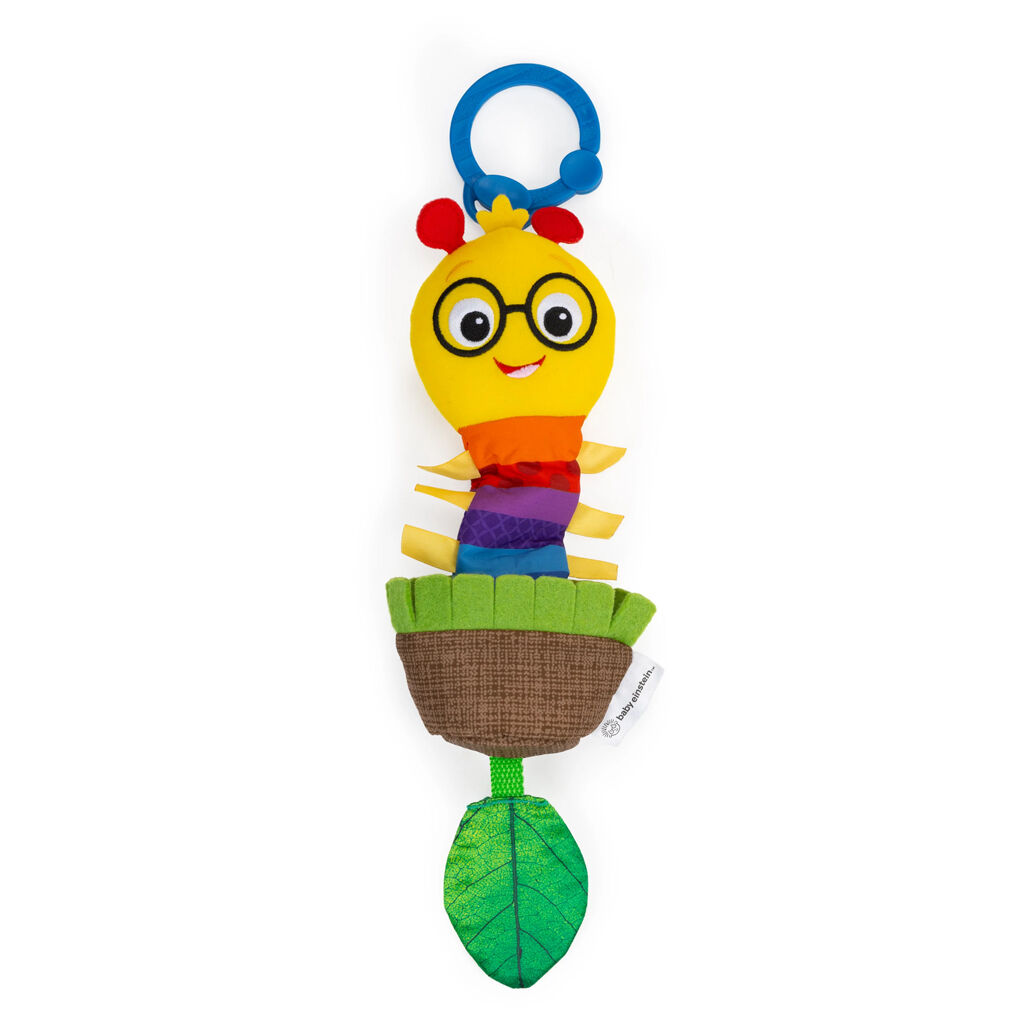 BABY EINSTEIN Játék csörgővel C-karikán u Cal-a-Puller 0hó+
