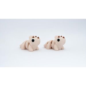 3d nyomtatott mini Triceratopsz