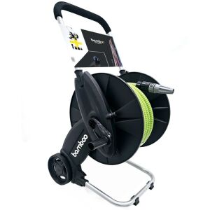 Bamboo Connet tömlőkocsi 23m tömlővel, kerti tömlőkocsi, tömlő kocsi, tömlő talicska, kerti locsolás, gyepápolás - Tömlőkocsi