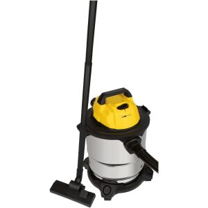 Clatronic 3 w 1 odkurzacz wielofunkcyjny, 1200 W, odkurzanie na mokro/sucho, funkcja dmuchawy, pojemność 20 litrów, wyjmowany i zmywalny filtr, ochrona IPX4, z akcesoriami, żółto-szary