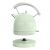 Sweiss Retro Elektromos Vízforraló, 1,8 Liter, Pasztell Zöld, Alaptalp és Vízforraló