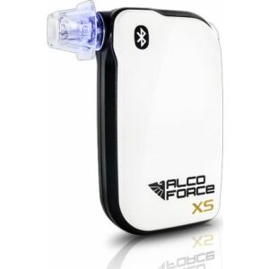 AlcoForce XS weißer elektrochemischer Alkoholtester mit Bluetooth - Alkoholtester