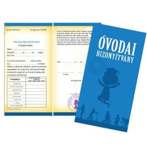 Vicces bizonyítvány, Óvodai. Óvodai ballagási bizonyítvány. Vicces ajándék ötlet. - Vicces ajándék
