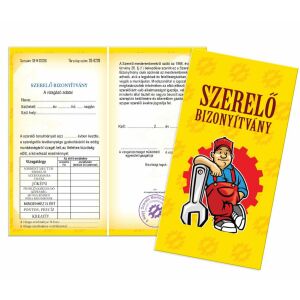 Vicces Szerelő Bizonyítvány, Ajándék Ezermestereknek - Vicces ajándék