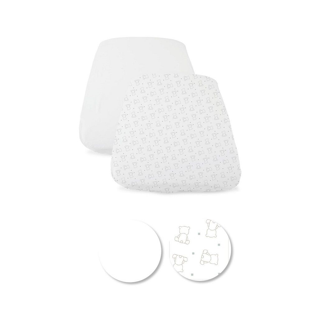 CHICCO Lepedő a Next2Me Forever babaágyhoz 2 db Bear