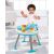 Toddler playing with Skip Hop Explore & More Let's Roll Activity Table standing up