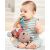 Baby playing with Skip Hop Kangaroo Bandana Buddies Teether Toy