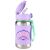 Skip Hop Muschel Wasserflasche - Edelstahl Kinderwasserflasche mit Strohhalm und Muscheldesign