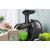 AMZCHEF slow juicer extracting green juice from leafy vegetables