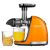AMZCHEF orange slow masticating juicer extracting juice
