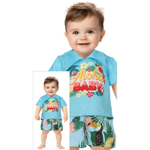Aloha baby trópusi gyerekjelmez - fiú, 2-3 éves 122636677
