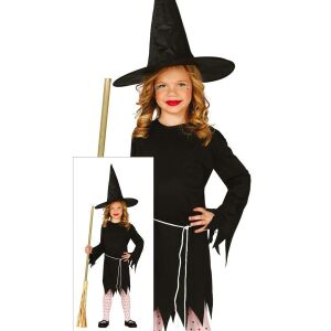 Boszorkány jelmez ruhával, kalappal és övvel - 5-6 éves