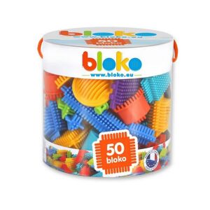 Bloko tüskés építőjáték 50 db-os 122636712 - Műanyag építőjáték
