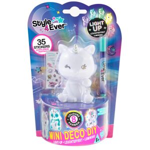 DIY Mini deco light up - díszíthető unikornis
