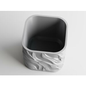 Deko-Blumentopf Sani, Zephyra, klein 68 x 68 x 65 mm, Silber 122637276 - Blumentöpfe