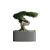 Sani BONZAI kis díszedény, matt szürke, 164 x 64 x 50 mm, bonsai fával