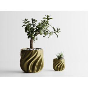 Ghiveci decorativ Sani, Venice 119 x 119 x 112 mm, Bronz 122637497 - Ghivece pentru flori