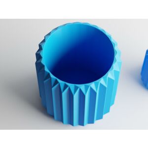 Ghiveci decorativ Sani, Florida 100 x 100 x 103 mm, Cyan 122637635 - Ghivece pentru flori