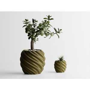 Ghiveci decorativ Sani, Roma 120 x 120 x 109 mm, Bronz 122637674 - Ghivece pentru flori