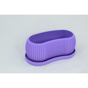 Dekotopf Sani, Terra 202 x 108 x 85 mm, Lila 122637679 - Blumentöpfe