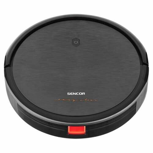 Sencor SRV 3150OR Robot Vacuum Cleaner, black, top view