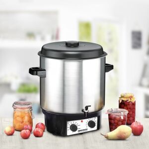 Rommelsbacher KA 2004/E befőző edény üvegekkel, rozsdamentes acél - Kézi aprító, Kézi mixer, Gyümölcscentrifuga és préselő és Elektromos tésztagép