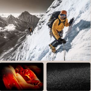 Univerzális téli kesztyű, kapacitív és rezisztív érintő képernyős készülékekhez, csúszásgátló felülettel, L méret, TP WG01 Winter, fekete 136043779 - Férfi kesztyű