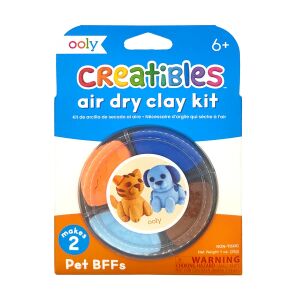 Creatibles - Set Plastilină cu Uscare la Aer - Animale - 4 Culori 122749592 - Ooly