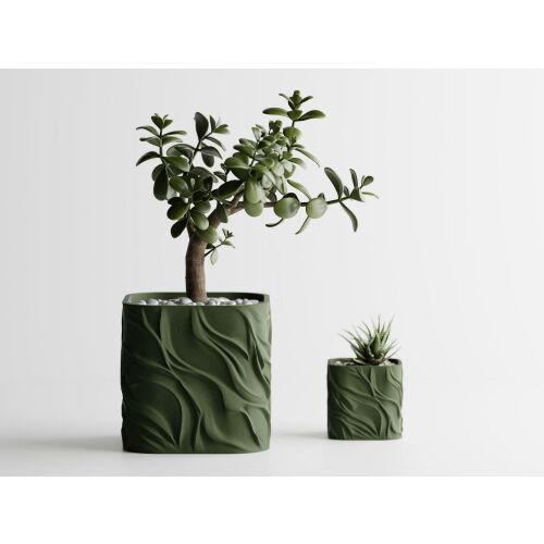 Dekotopf Sani, Zephyra, maxi 135 x 135 x 131 mm, Dunkelgrün Matt 122750500