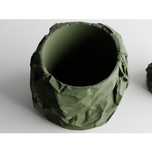 Dekotopf Sani, Miami, groß 175 x 174 x 164 mm, Dunkelgrün Matt 122750719 - Übertöpfe